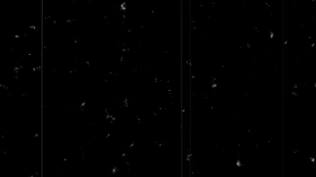 4K Old Film Overlay with Scratches Shimmer. Retro 16mm Film Scratch Effect Seamless Background Loop. Vintage Video Overlay Asset.