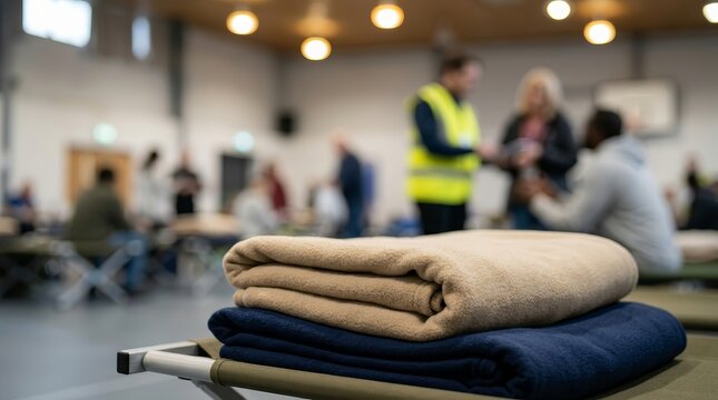 Homeless support and safety at a new winter emergency shelter.