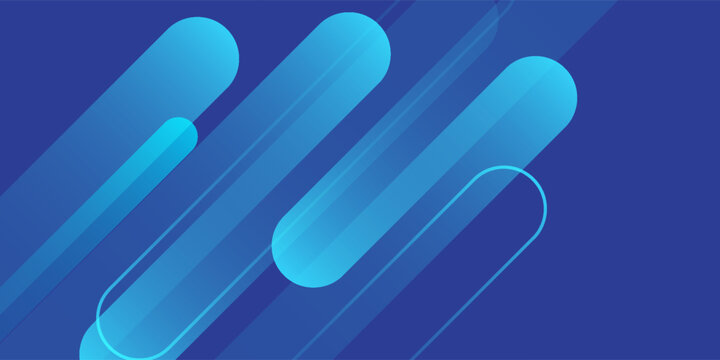 Abstract blue diagonal shapes and lines with geometric design