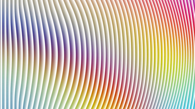Abstract rainbow gradient wavy lines background