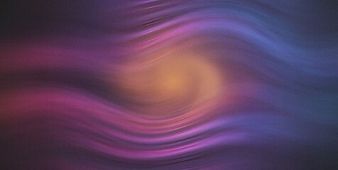 Fototapeta premium Abstract generative graphic resource with smooth swirling gradient flow and digital noise texture