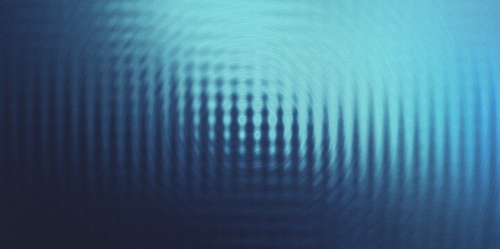 Digital Frequency Ripple Abstract Futuristic Technology Background with Grainy Interference Pattern