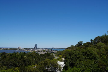 Obraz premium Perth view from Jacob's Ladder - Capital of Western Australia 