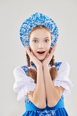 Naklejka premium Azure Folk Surprise