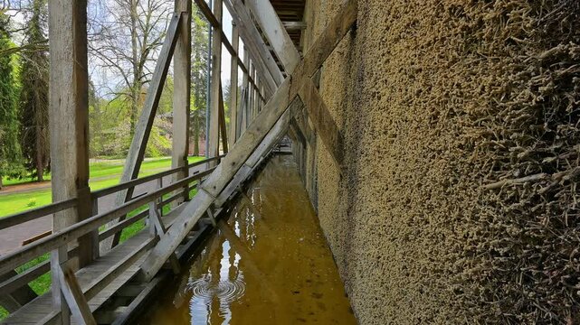 Gradierwerk in Bad Orb, Spessart, Hessen, Deutschland