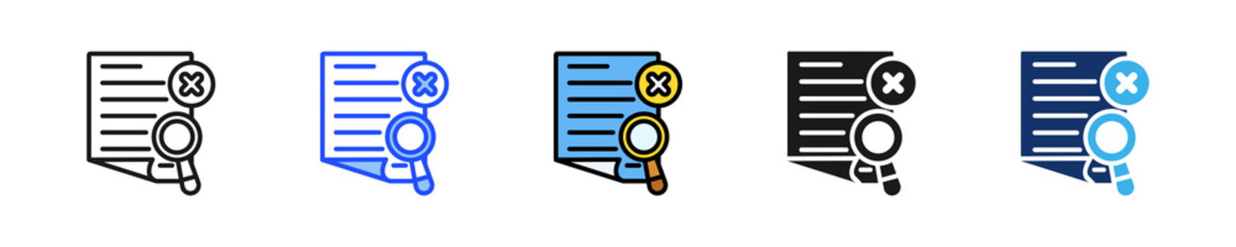 Nonconformity Icon Collection With Multiple Styles
