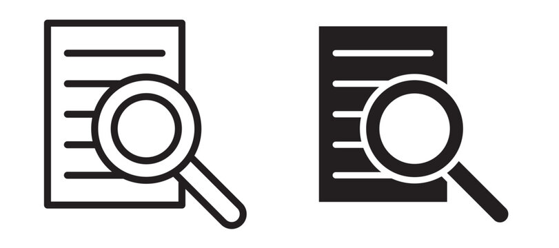 Defining icon In Flat and stroke Style Vector For App, UI, Websites. Black Vector Illustration.