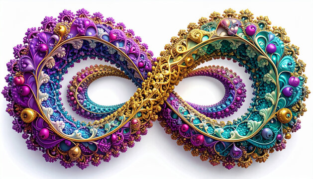 Fractal Heart Infinity Baskets