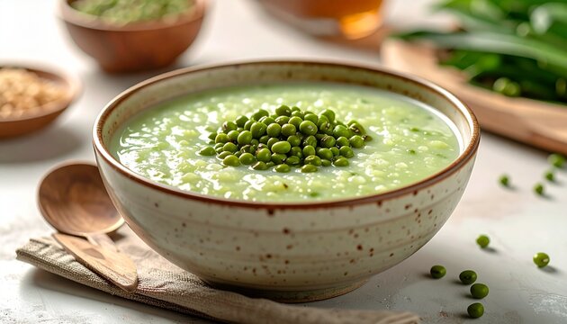 Warm Mung Bean Porridge (Bubur Kacang Hijau)