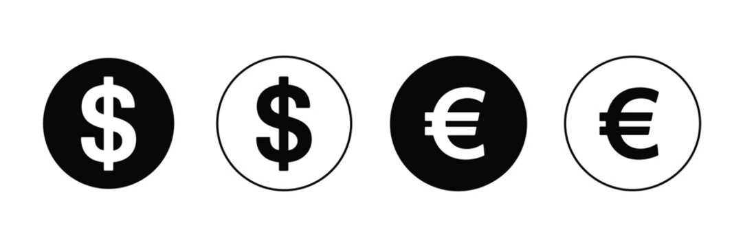 Currency Symbols: A concise presentation of currency signs, highlighting financial instruments and universal exchange. global economy, monetary value, financial exchange, international money.