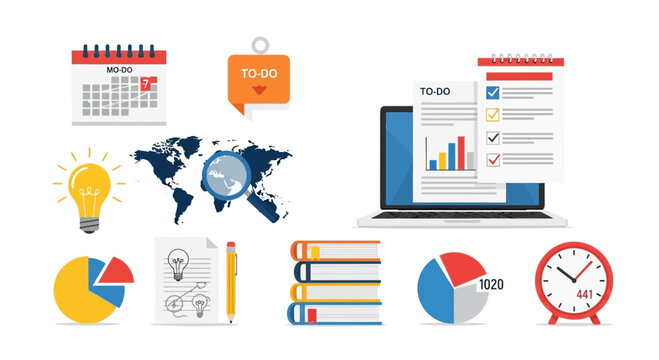 Business Planning and Productivity Icons