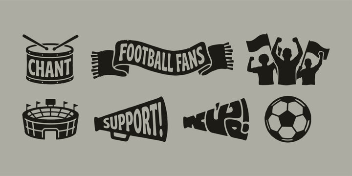 Match Day Stadium and Fan Support Graphics