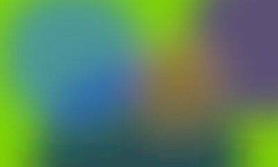 Obraz premium Abstract green and blue gradient background, with soft blurred, color shapes