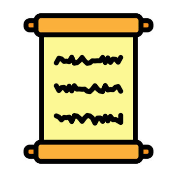 Decree Vector Filled Icon Design