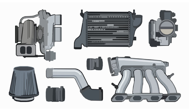 Future transport icon set &ndash; smart city mobility and electric vehicle vector collection