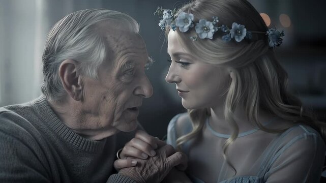 Emotional video showcasing the deep and loving connection between different generations in family life