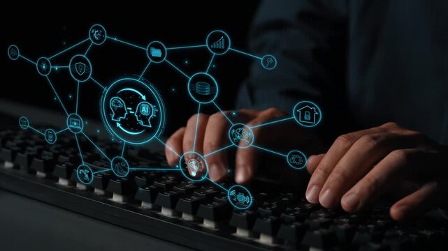 AI collaboration enhances connected intelligence through robotics, data, and cloud. AI collaboration enables learning, AI collaboration powers systems, and AI collaboration drives automation. Marrow