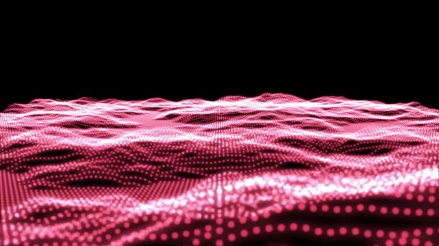 pink fabric texture motion video. wave dots background motion video