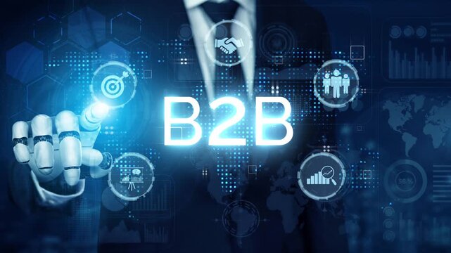 B2B strategy and technology transforming business-to-business operations, optimizing communication, and enhancing market efficiency with digital B2B tools and innovation. Muxer