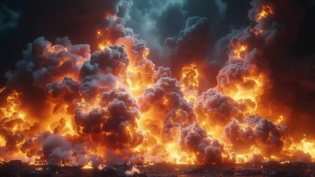Fire Flame Blaze Loop Background
