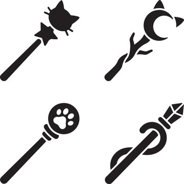 Isolated set of construction tool icons featuring a metal hammer and nail, steel keys, and a screwdriver symbol in a vector art illustration design for equipment work