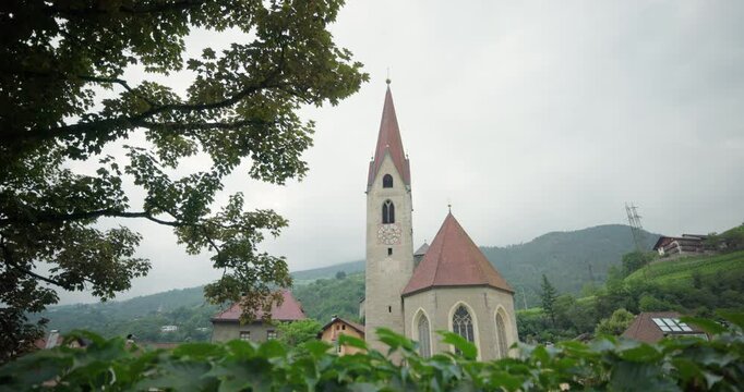 Saint Andrea Church in Chiusa, Italy
