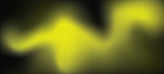 A striking abstract background with a seamless fade from radiant yellow to rich black, delivering a dramatic and eye-catching visual effect © selaras
