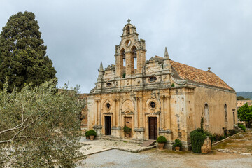 Fototapeta premium Historic Monastery of Arkadi on Crete Island