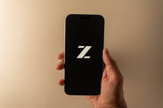 Z AI logo is displayed on the screen of a smartphone, in Bangalore, India, on May 11, 2026
