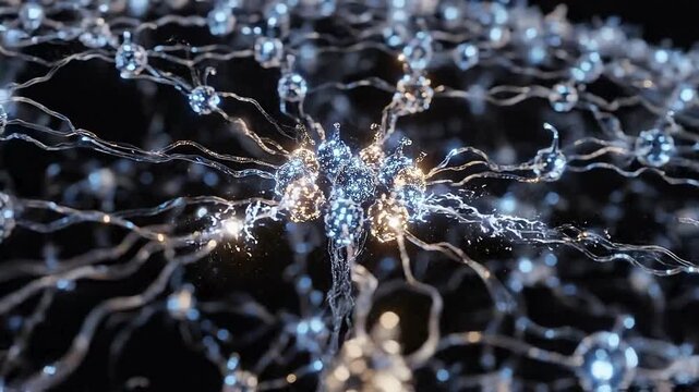 Neurons connect in a complex network for video analysis of brain function