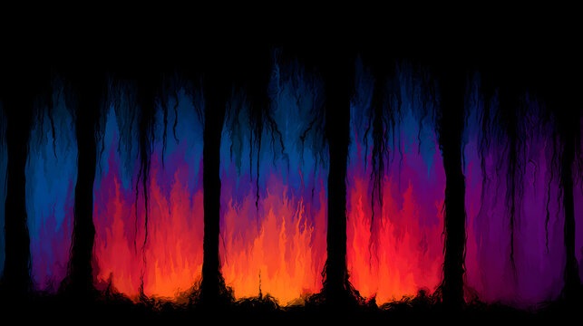 a abstract stranger things style background wallpaper