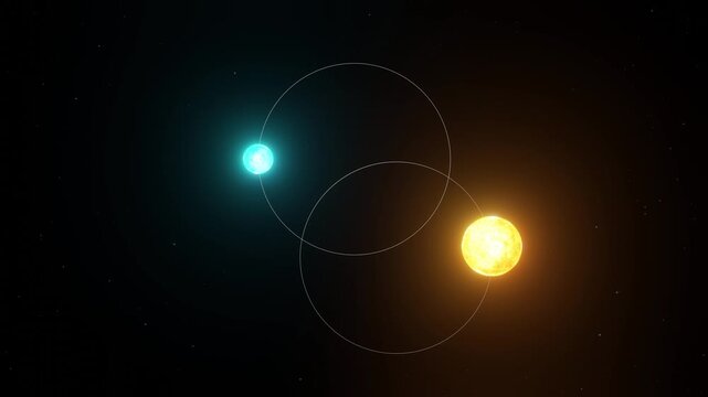 Binary Star System 4K