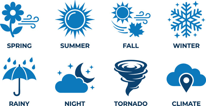 Summer Winter Icon Images – Browse 314,012 Stock Photos, Vectors