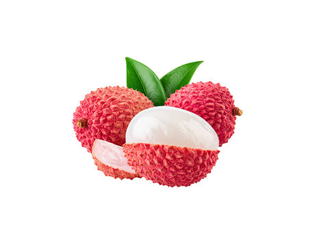 Freshly ripe lychee