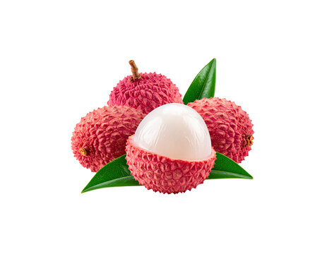 Freshly ripe lychee