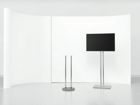 Minimalist display of modern tv units