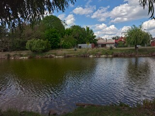 Obraz premium house on the water