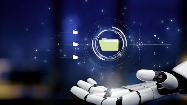 AI organizes folders through virtual assistant sorting, cloud AI systems, and artificial intelligence for secure and efficient digital file workflows. Kernel