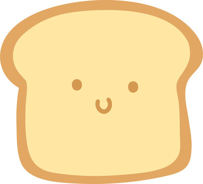 a slice of bread