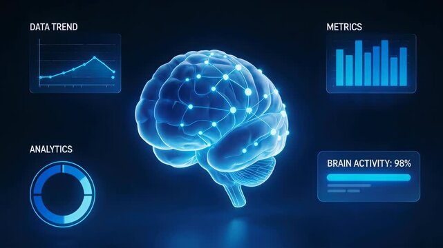 Brain activity data visualization