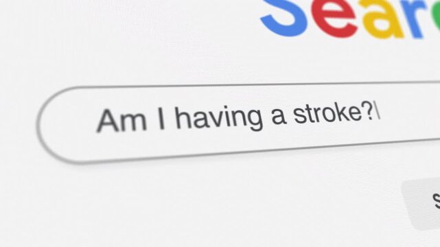 Am I having a stroke search prompt