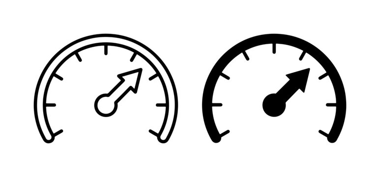 Speedometer Icons, Gauge Vector Set, Performance Meter Symbols, Measurement Dial Graphics, Speed Indicator Icons, Control Panel Elements, Data Visualization Icons