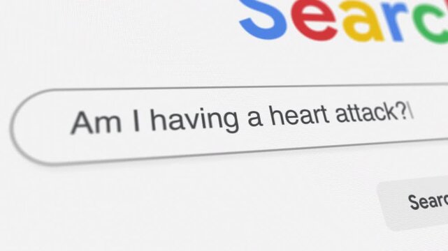Am I having a heart attack search prompt