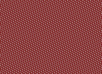 Obraz premium Red fabric with uniform white dots. Pattern repeats seamlessly across the surface. Texture feels smooth and slightly woven. Ideal for backgrounds or design overlays. Suitable for fashion, branding