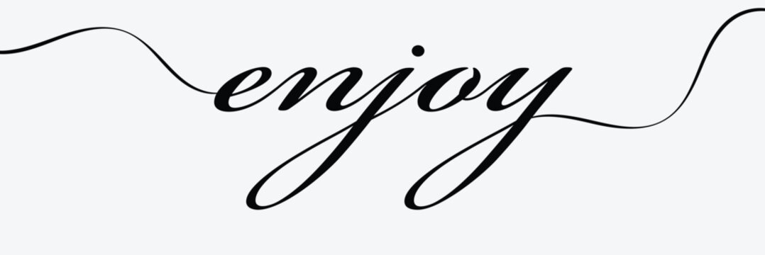 WELCOME brush calligraphy banner . Vector Illustration . EPS 10 .