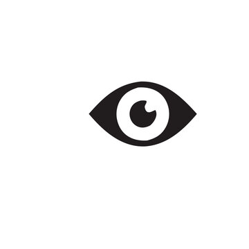 See and unsee eye icon. Eye icon for visible and invisible passwords. Hide and show password icons. Eyes open and closed