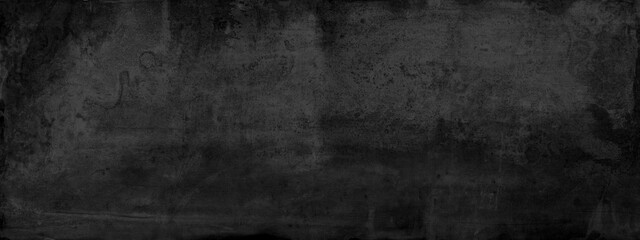 Obraz premium black grunge background. Dark concrete wall texture
