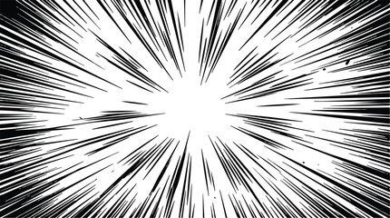 Manga Speed Lines Burst Background for Action and Dramatic Impact © bro