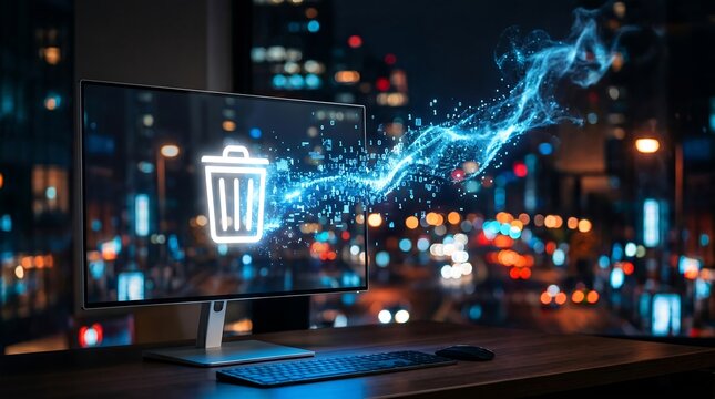 Digital Data Deletion and Cybersecurity for digital cleanup data management for future business