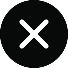 Fototapeta premium simple icon vector of tick and cross symbol. Yes, no, Correct, Wrong